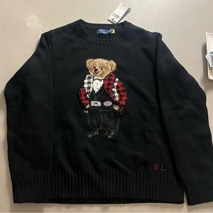 NWT women’s Polo Ralph Lauren bear wool sweater